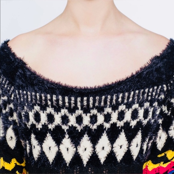 Farm Rio | Colorful Boho Sweater Dress EUC (Size M) - Picture 6 of 10